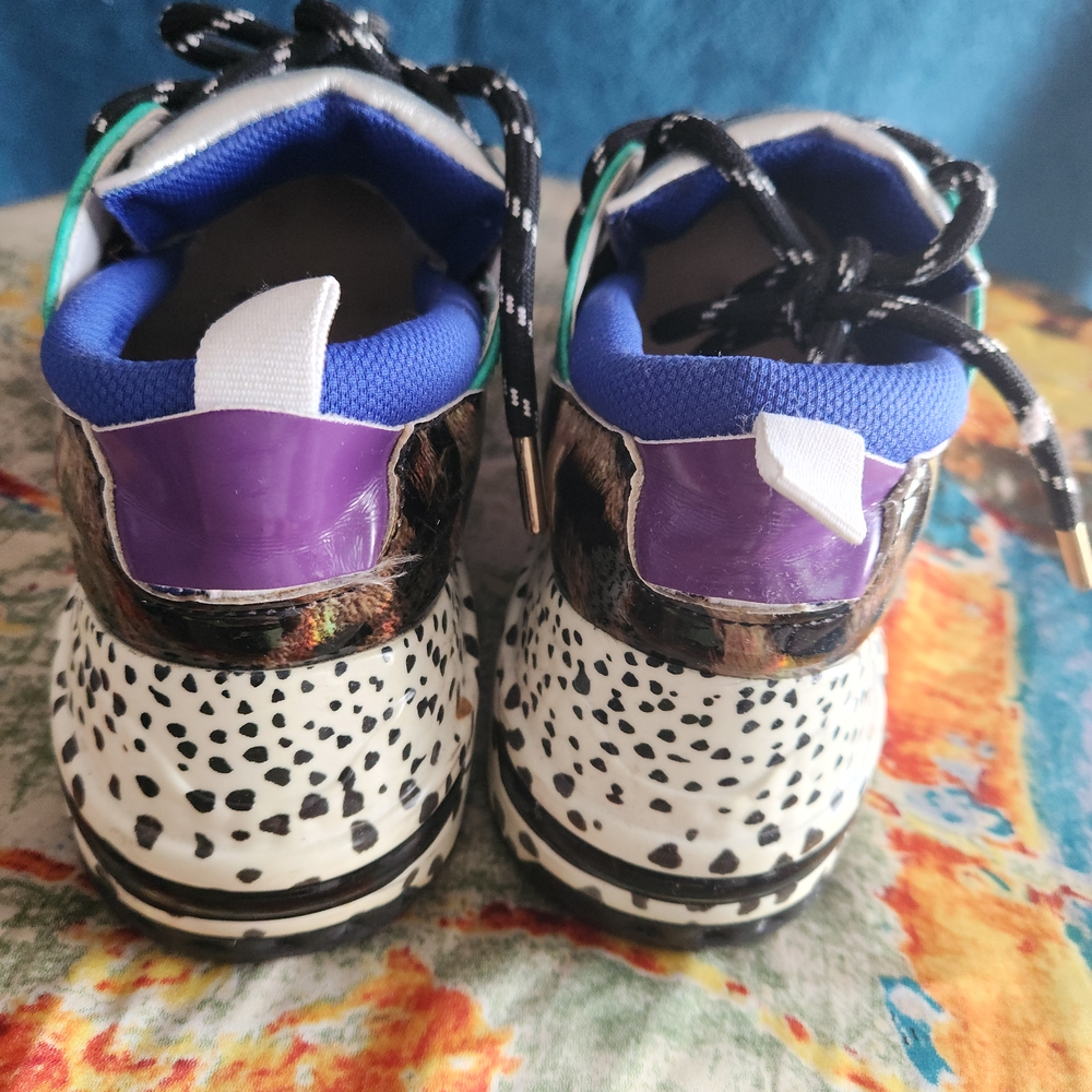 Steve Madden Black and White Polka Dot Sneakers